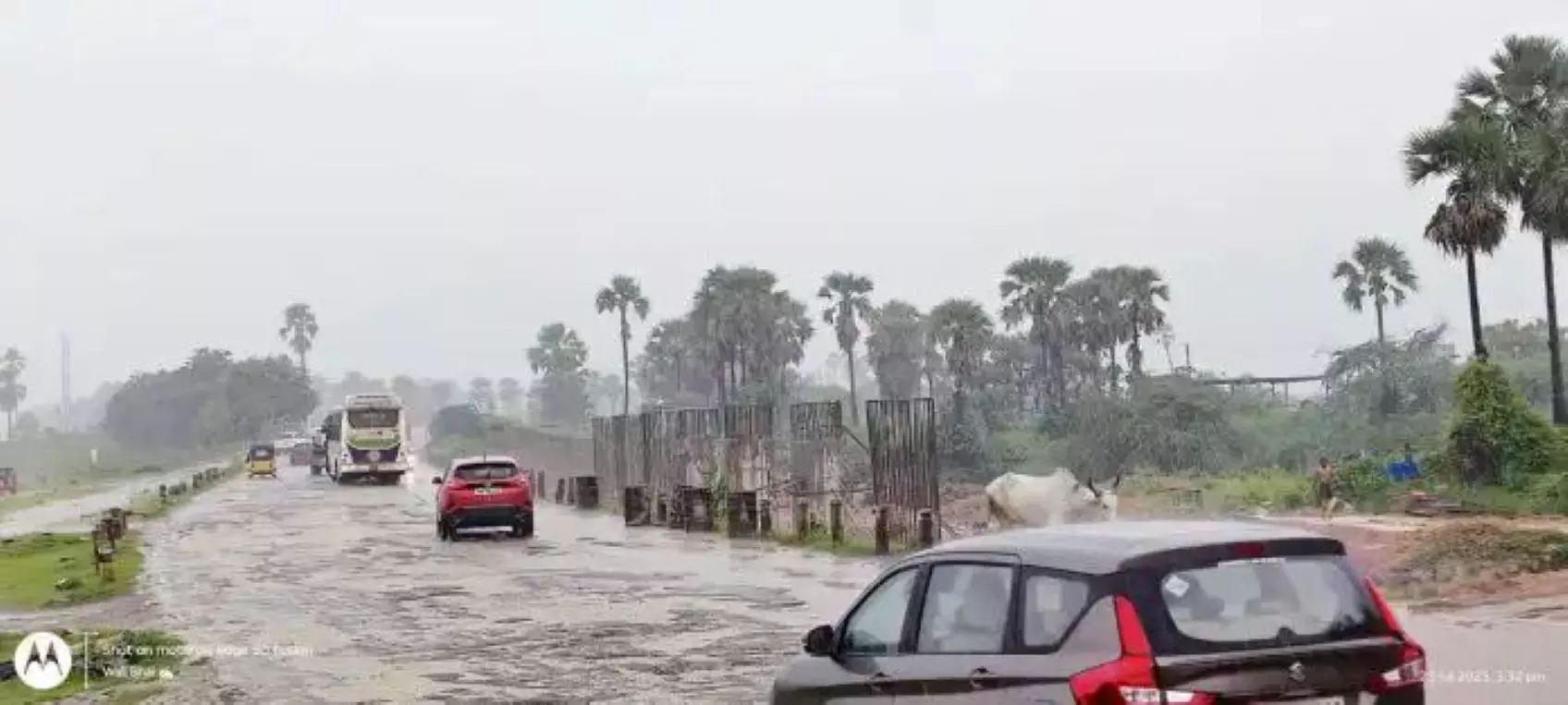 Slow Pace Of Bridge Works On NH-163 Frustrates Public