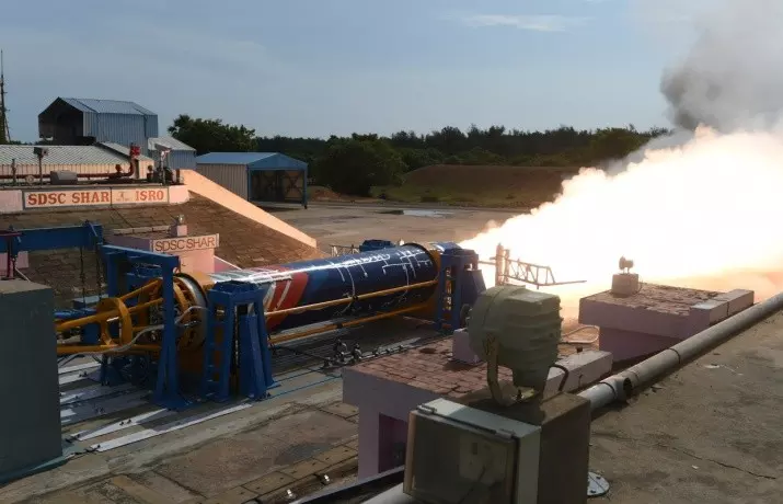First Static Test of KALAM 1200 Motor for Vikram-1 Successfully Conducted at Sriharikota