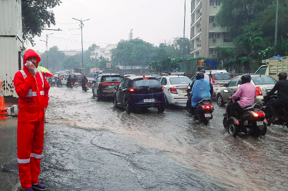 Hyderabad Grapples with Flooding After Heavy Weekend Rainfall