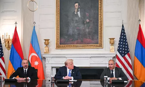 Armenia, Azerbaijan Agree to End Fighting Forever: Trump Armenia, Azerbaijan Agree to End Fighting Forever: Trump