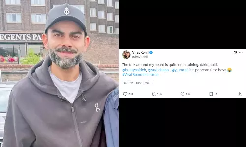 The Talk About My Beard is..: Kohlis Old Post Resurfaces after Viral Pic