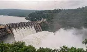 Rain Pushes Heavy Inflows Into Srisailam Reservoir