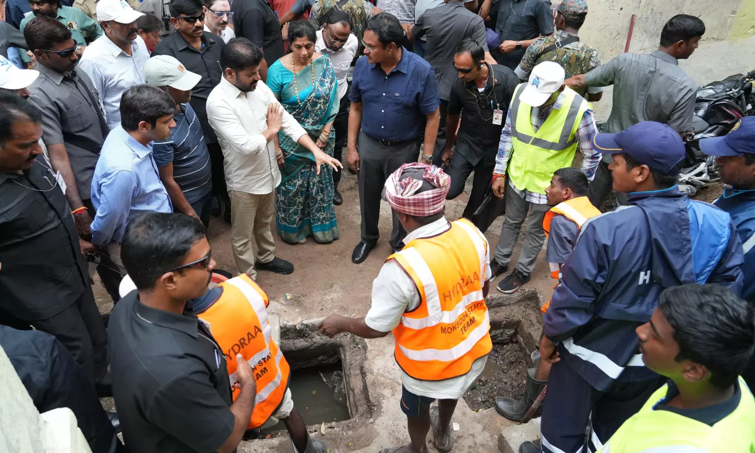 Revanth Orders Officials to Fix Drainage Issue at Ameerpet