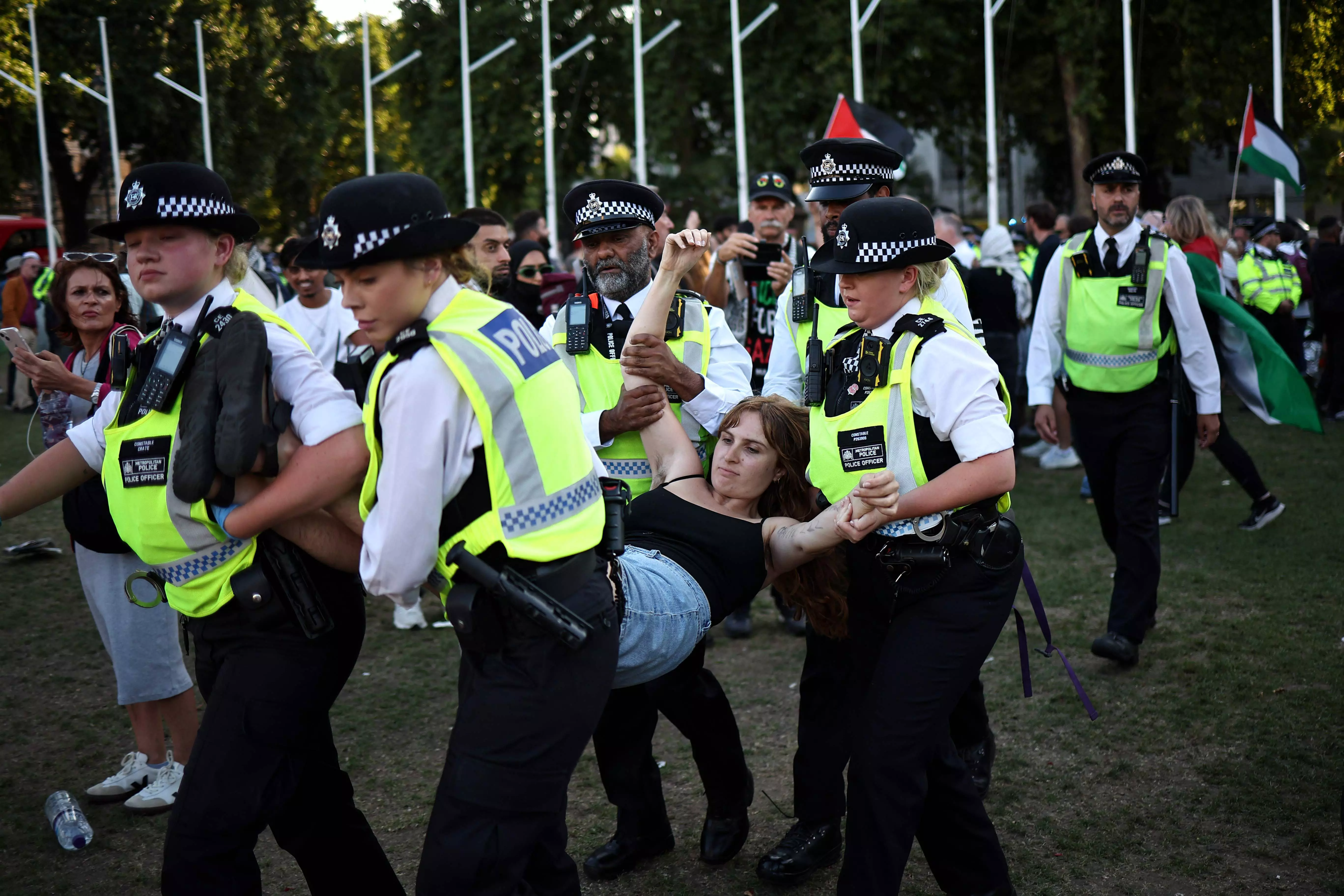 UK Arrests 365 People Backing Banned Pro-Palestine Group