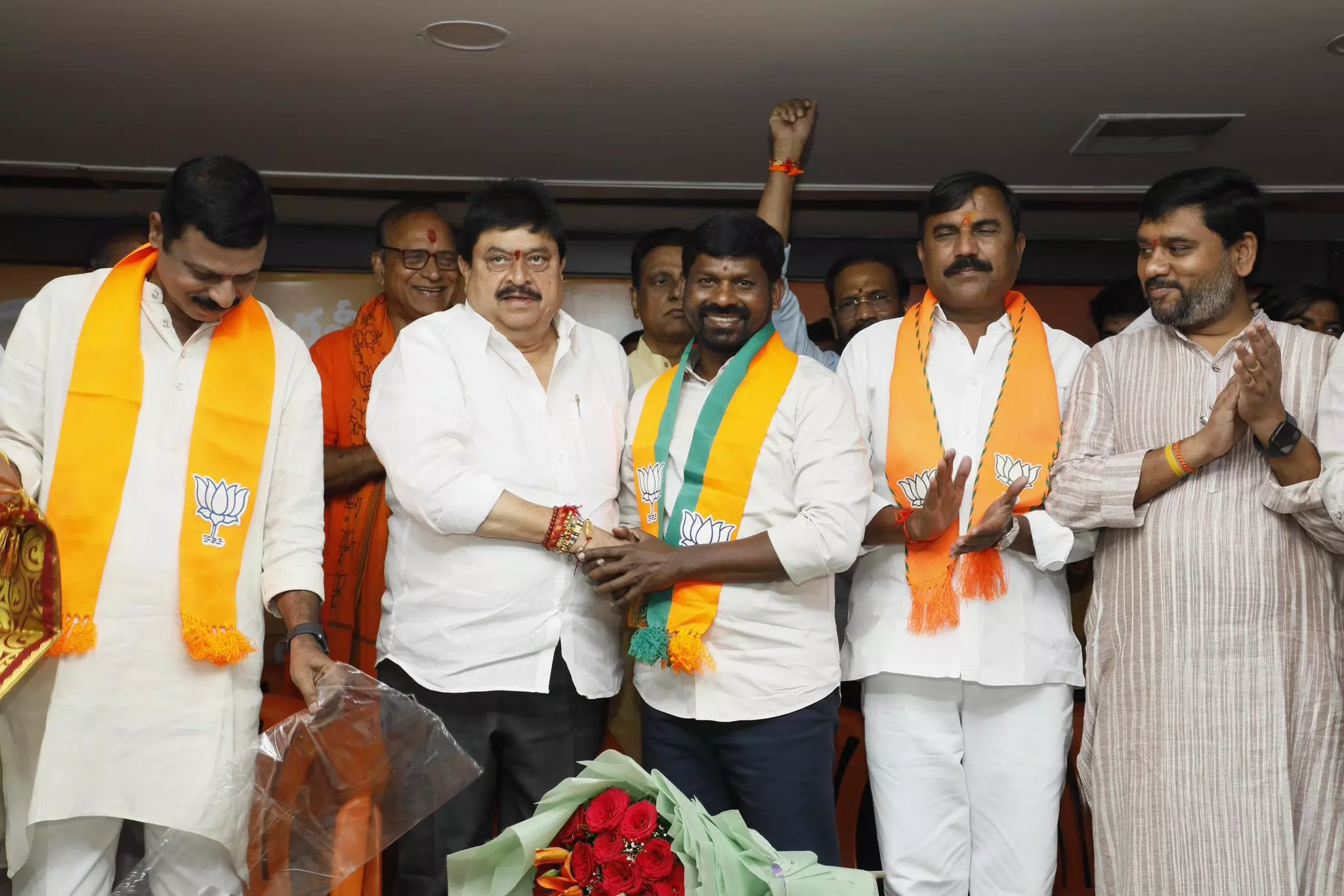 Former Achampet BRS MLA Guvvala Balaraju Joins BJP