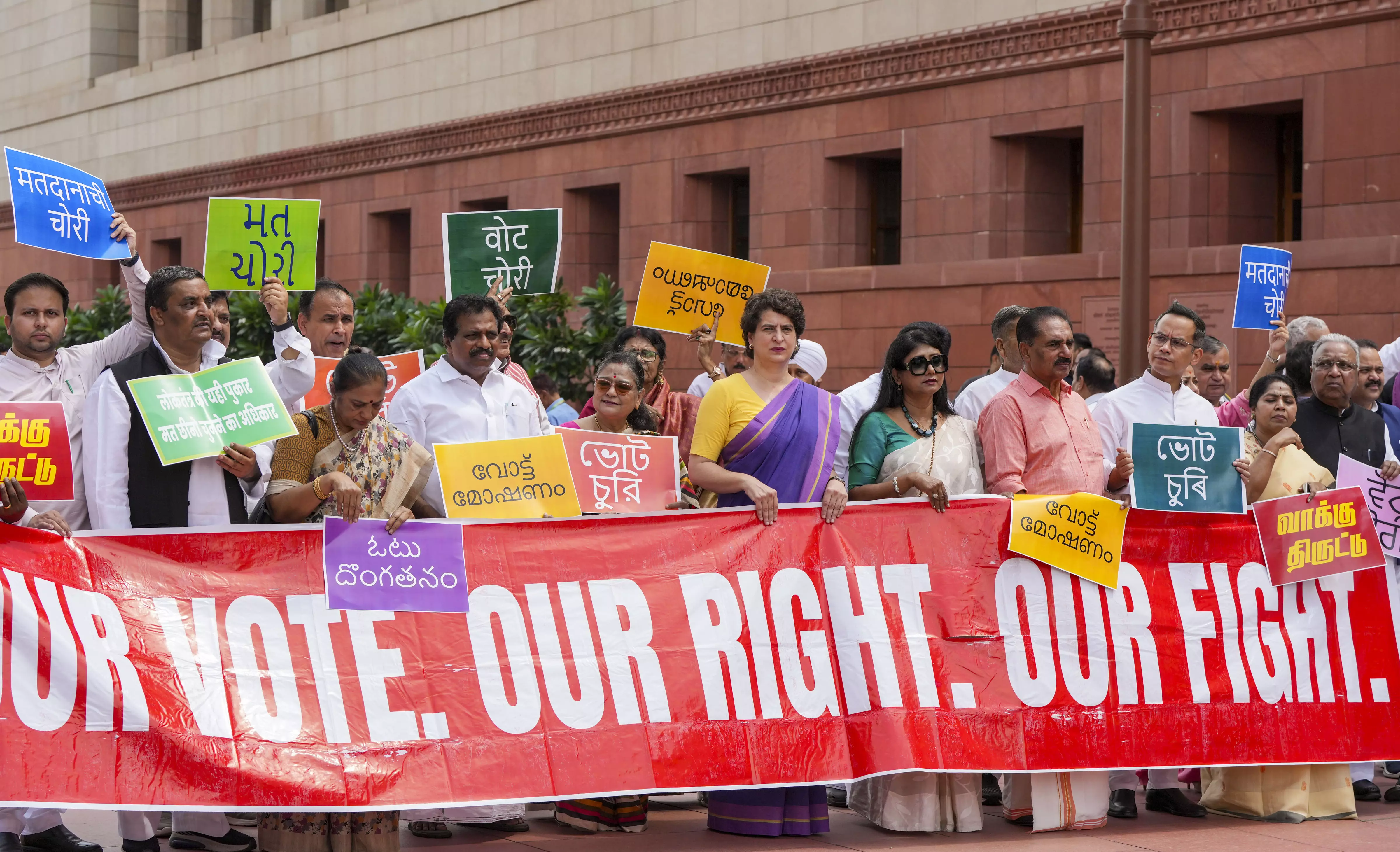 No Permission Sought for INDIA Bloc’s Poll Fraud March: Delhi Police