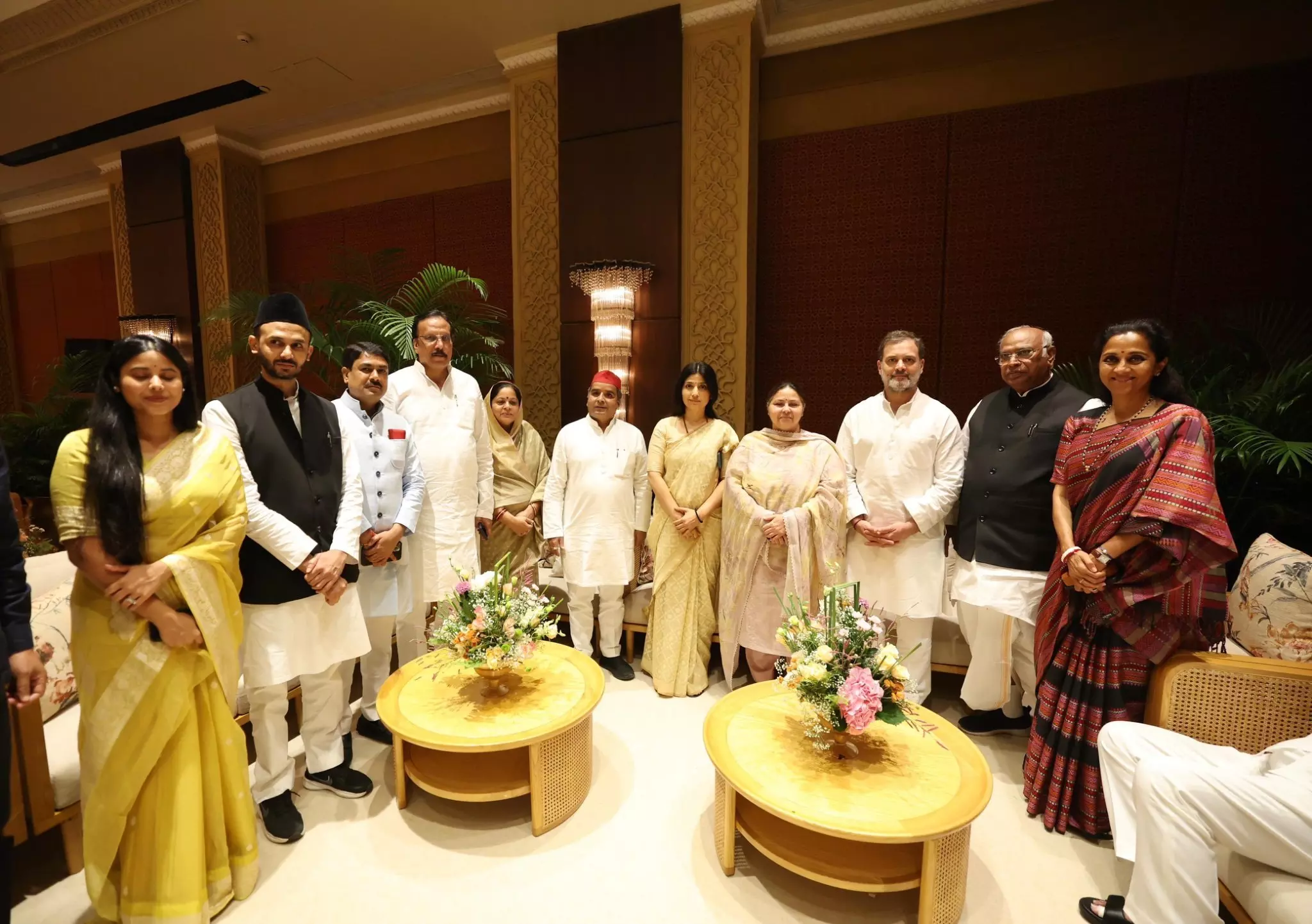 I.N.D.I.A. Bloc Leaders Meet At Dinner Hosted By Kharge