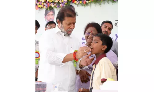 Deworming Tablets Distributed to Children in Telangana