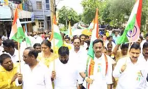 SCR Vijayawada Holds Tiranga Rally Ahead Of I-Day