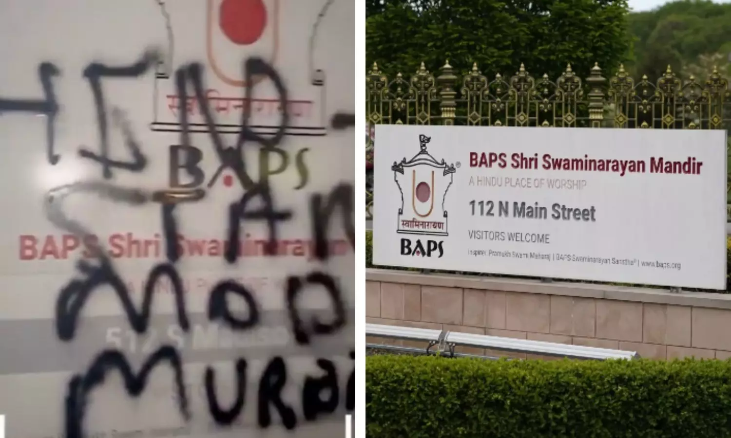 Hindu Temple Signboard Defaced In Indiana, Indian Consulate Condemns Act