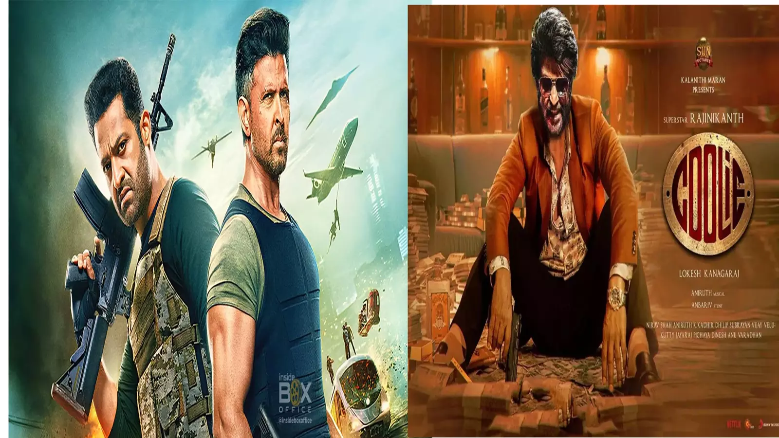 Rs 130 Cr at Stake As ‘War 2’ and ‘Coolie’ Lock Horns