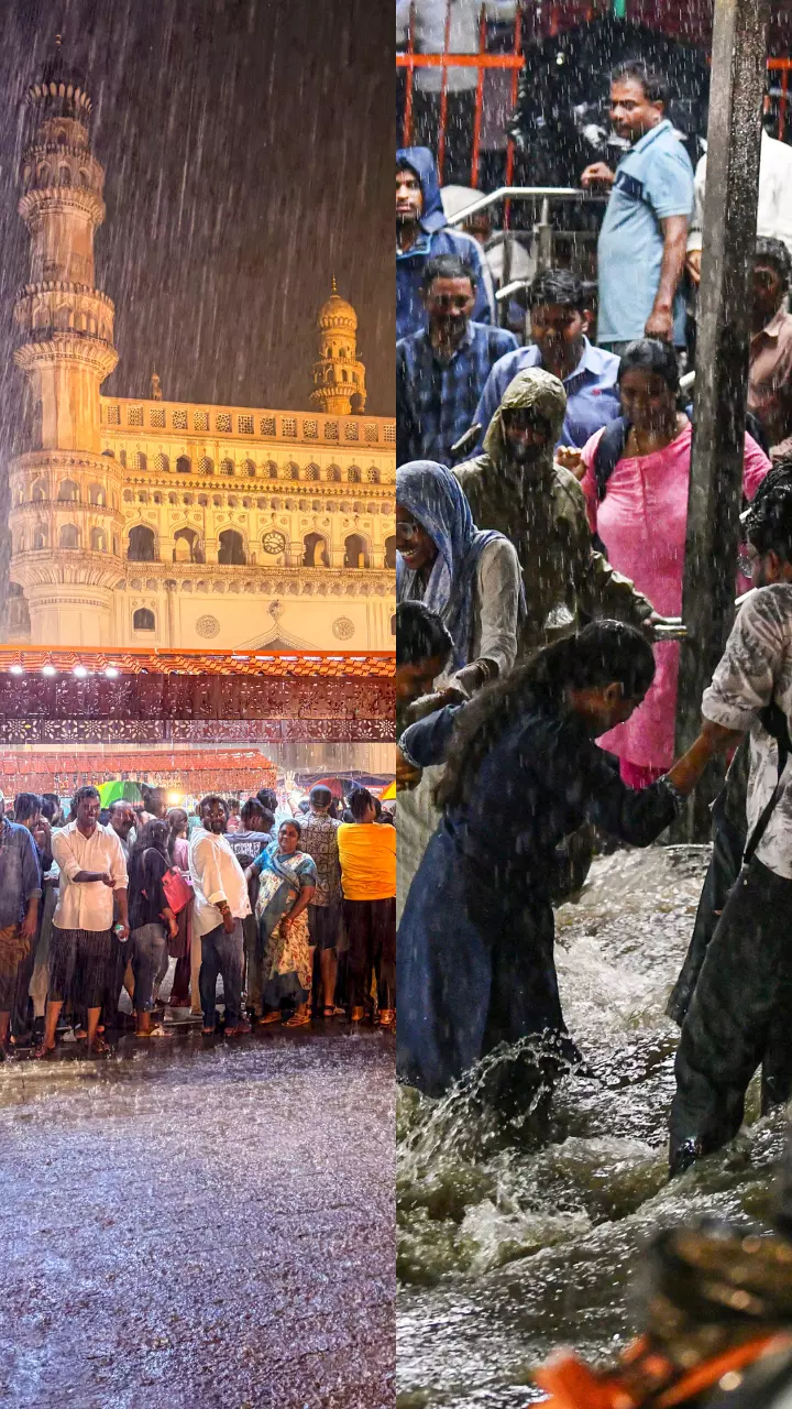 Streets Flooded, Traffic Hit as Rains Pound Hyderabad