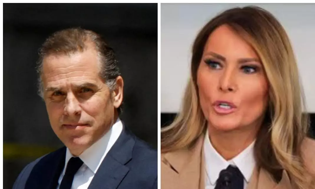 Melania Threatens $1B Suit Against Hunter Biden Over Epstein Claim