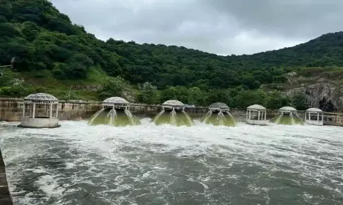 Bahubali Motors Pump Water to Mid Manair Dam