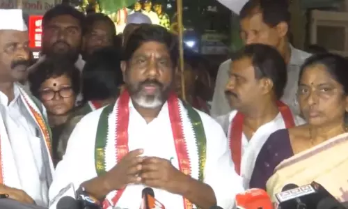 Congress Holds Vote Chor-Gaddi Chhod Candlelight Rallies in Districts Congress Holds Vote Chor-Gaddi Chhod Candlelight Rallies in Districts