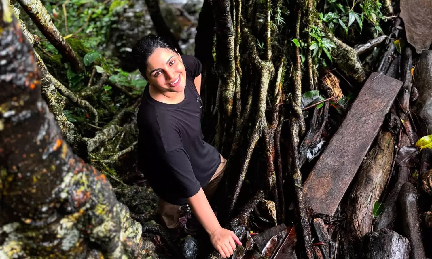 Samyuktha Menon Embraces Nature and Calmness