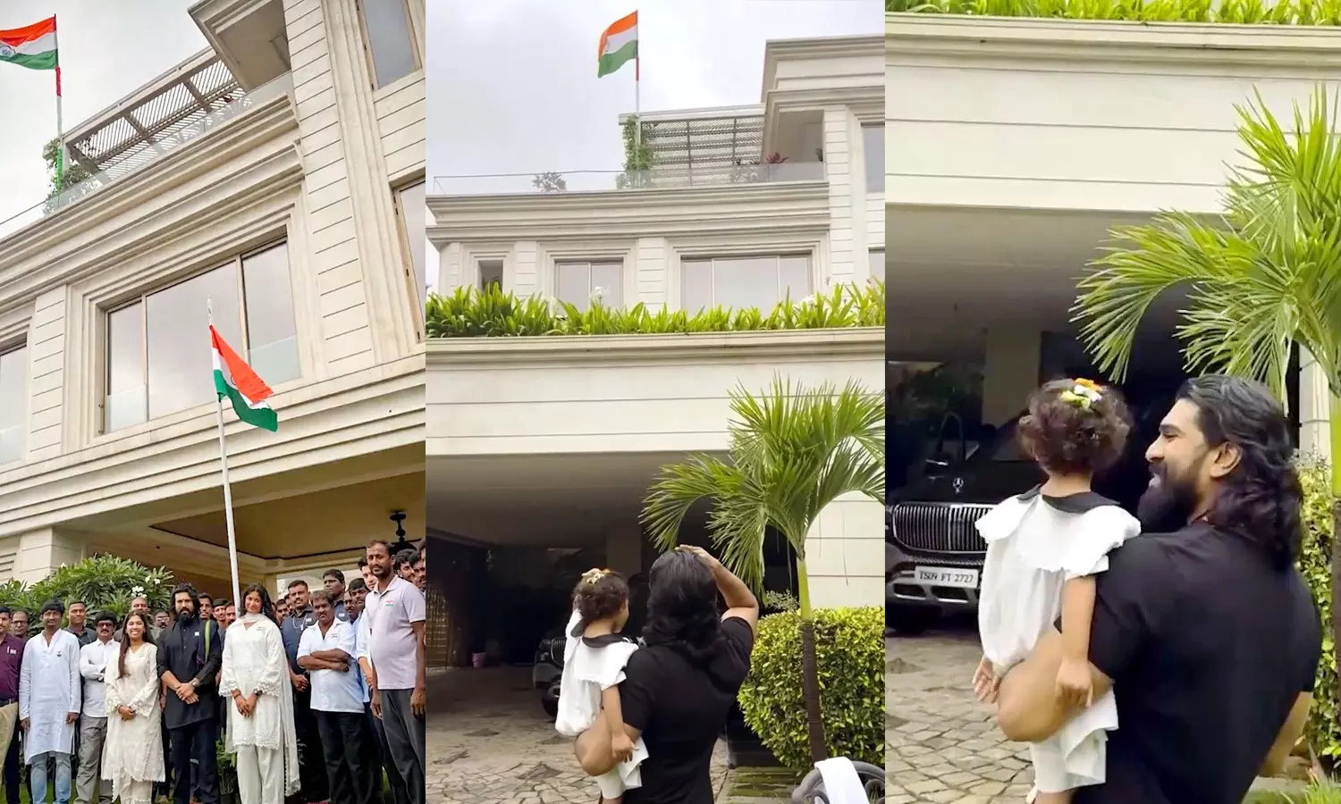 Watch Video: Ram Charan Celebrates Independence Day with Daughter Klin Kaara