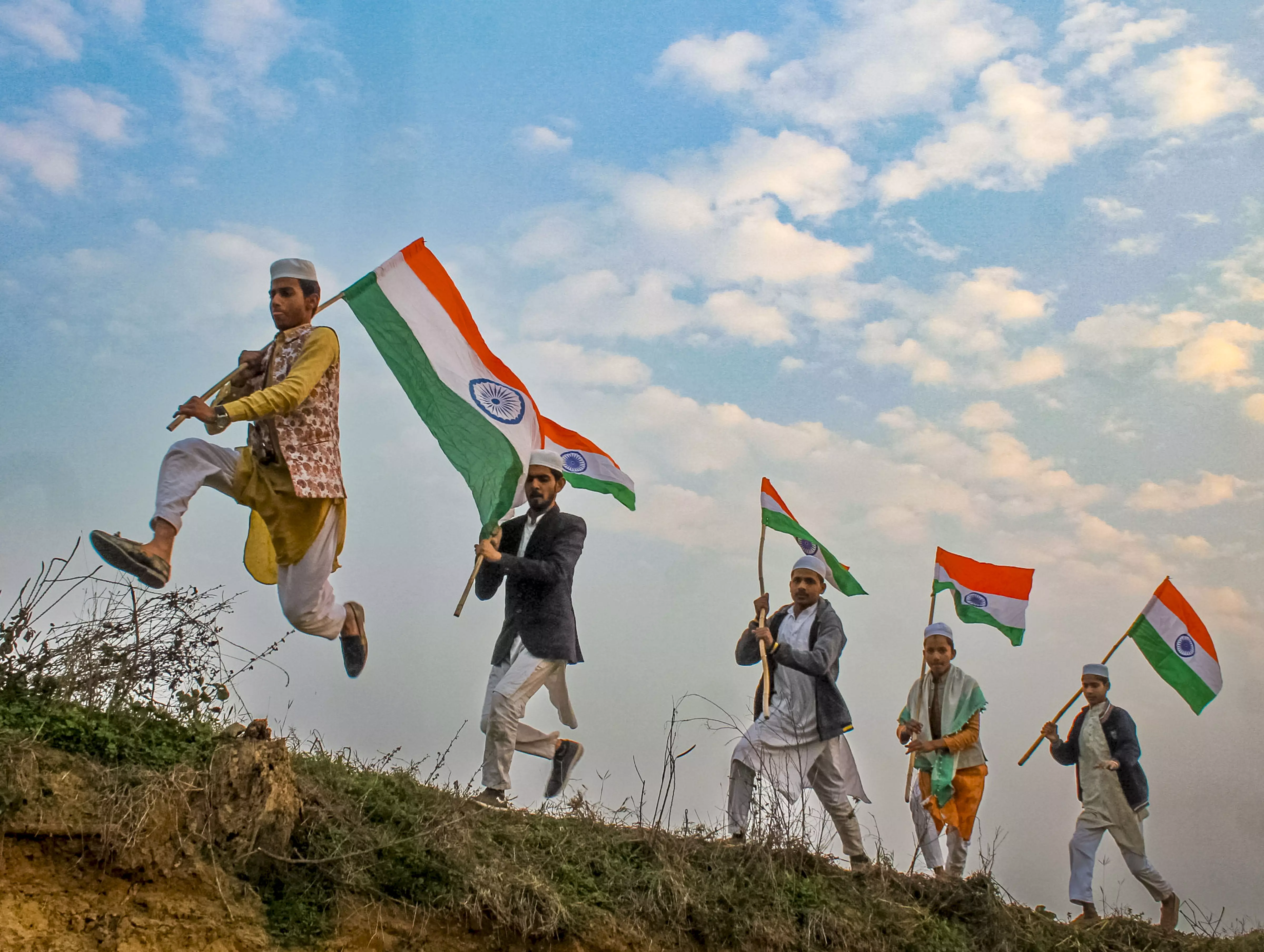 Independence Day Celebrated With Fervour In AP Districts Independence Day Celebrated With Fervour In AP Districts