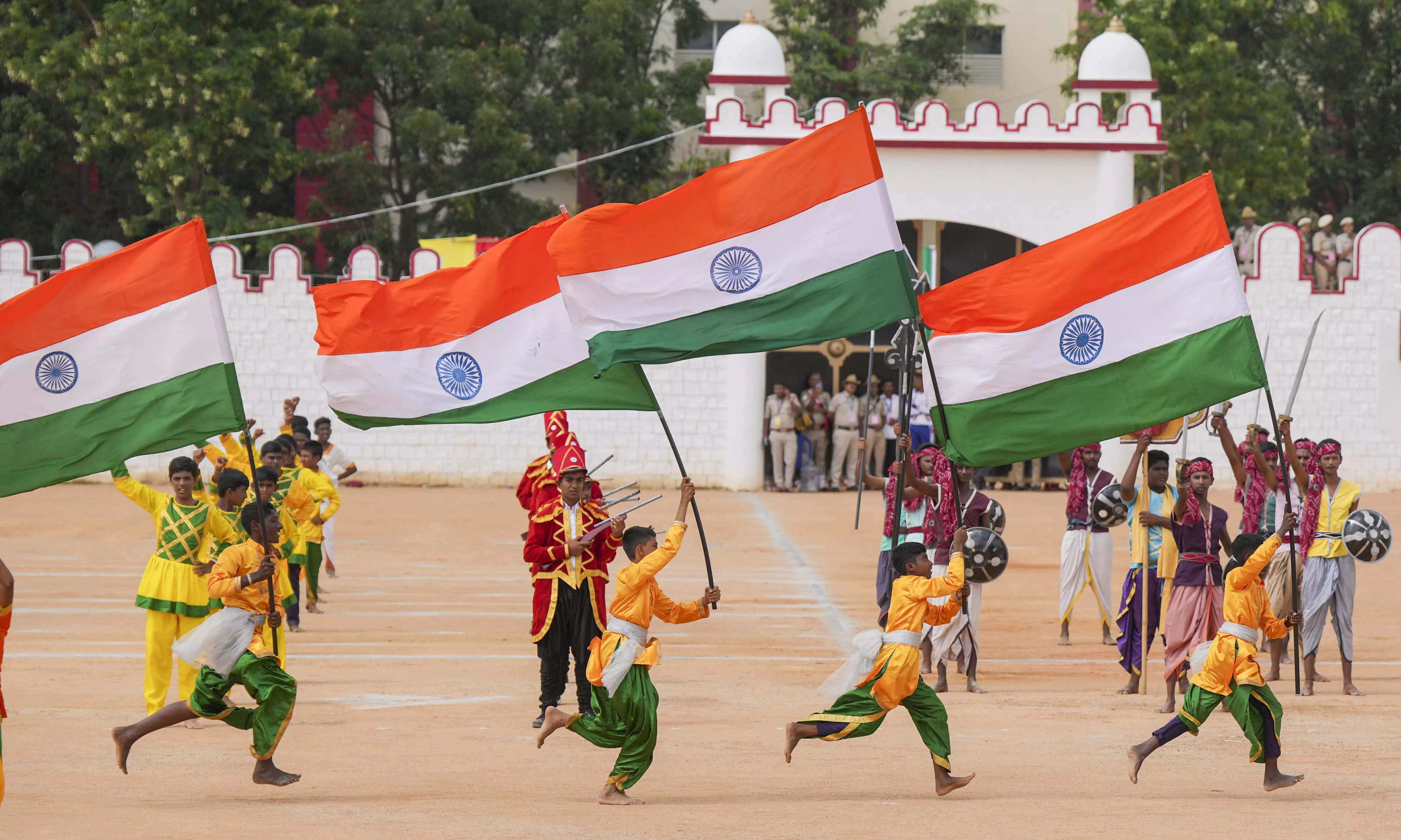 I-Day Celebrated Across Adilabad I-Day Celebrated Across Adilabad