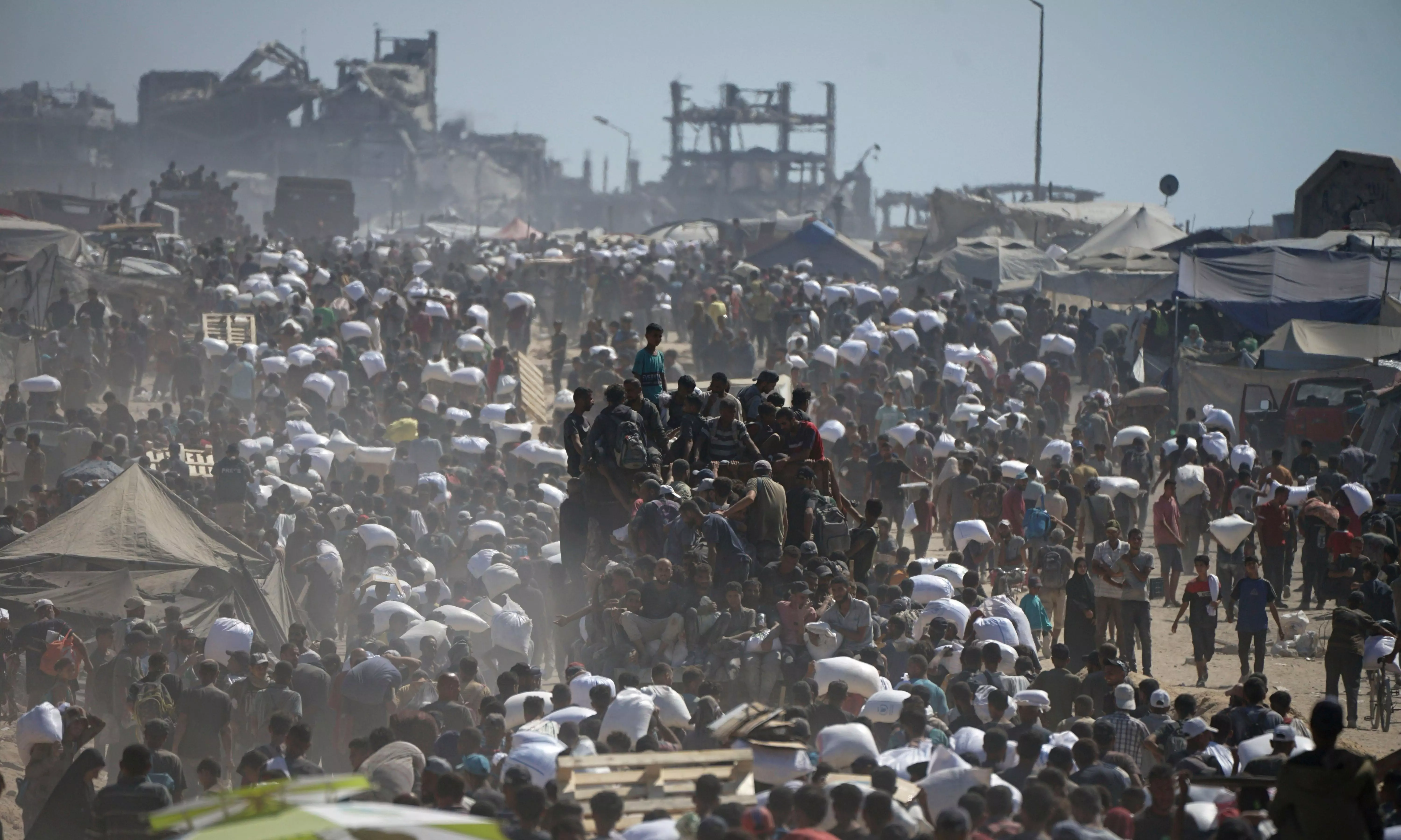 Israeli Leaders Support Mass Relocation of Palestinians From Gaza