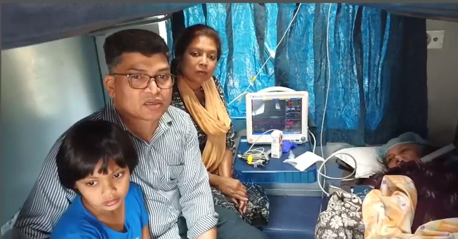 AyuSewa Train Ambulance Service Becomes a Lifeline for Long-Distance Critical Care Patients