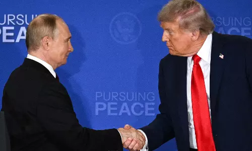 Putin, Trump Call for Balance in Europe at Alaska Summit