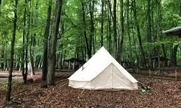 German Tents Replace Old Cottages at Tayda Jungle Bells