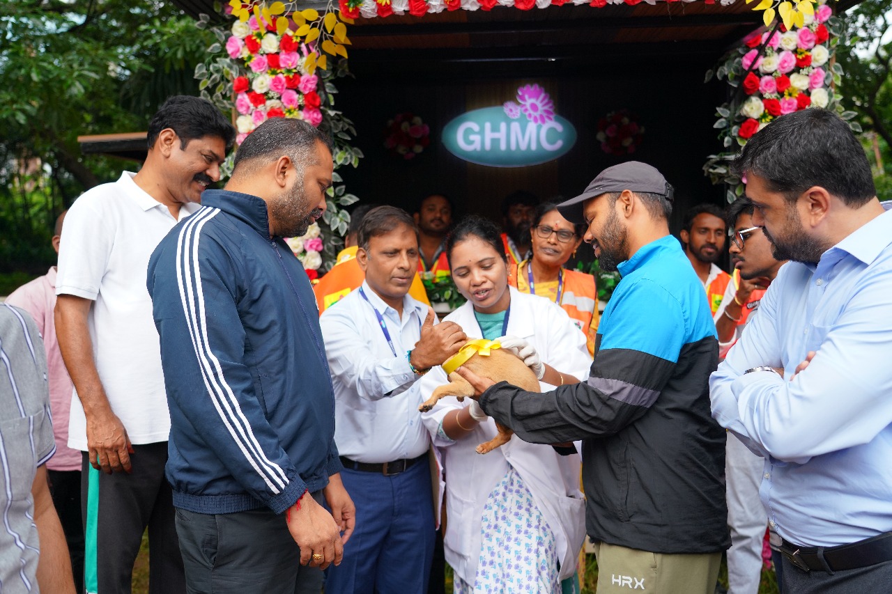 GHMC Hosts Puppy Adoption Mela at Vengal Rao Park