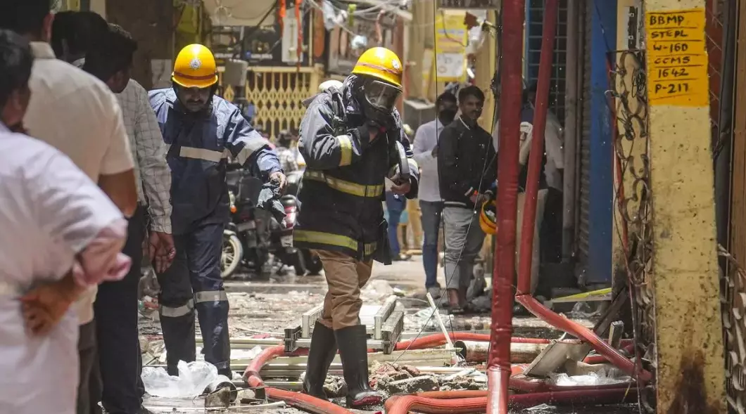 Bengaluru Plastic Unit Fire: Building Owner, Son Held After 5 Killed
