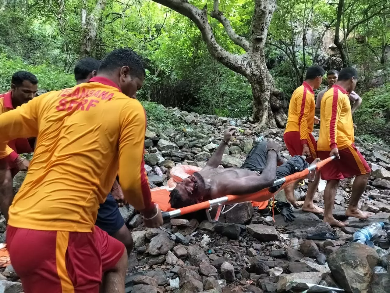 Youth Drowns at Yedu Bavula Waterfalls in Mahbubabad