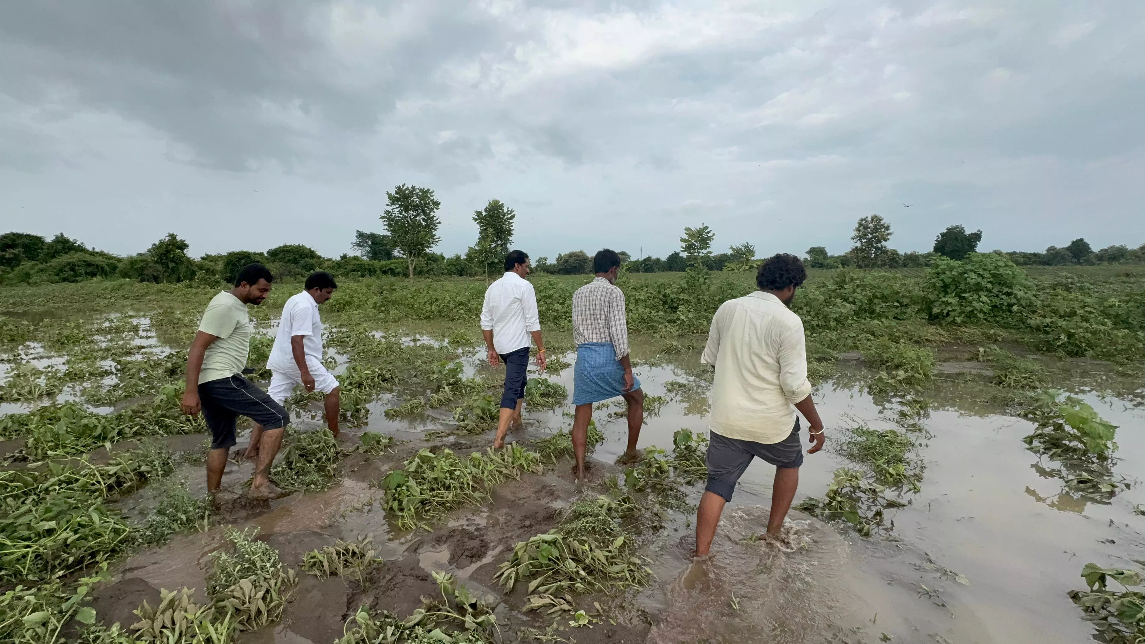 Political Parties Help Flood Victims