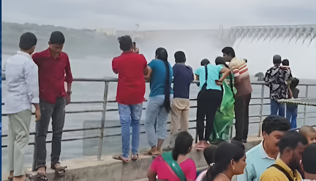 Officials Release Water from Sangambanda Reservoir After Heavy Rains