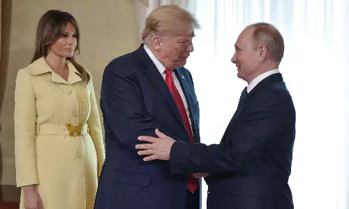 Trump Gives Putin Peace Letter from Wife Melania