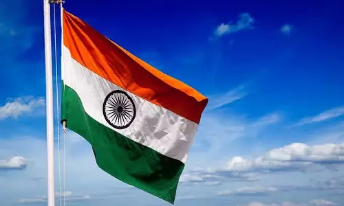 Assam Principal Folds Tricolour with Legs, Arrested