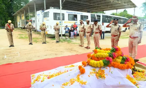 Crime Buster Tracker Dog Pinky Laid to Rest with Police Honours