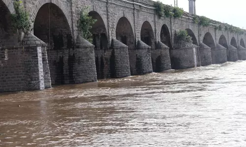 Munneru Water Level Rises, Officials On High Alert