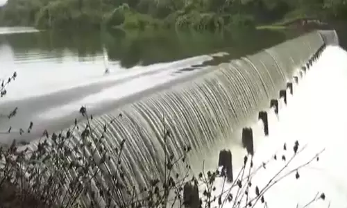 Tulsi Lake Overflows After Heavy Rain