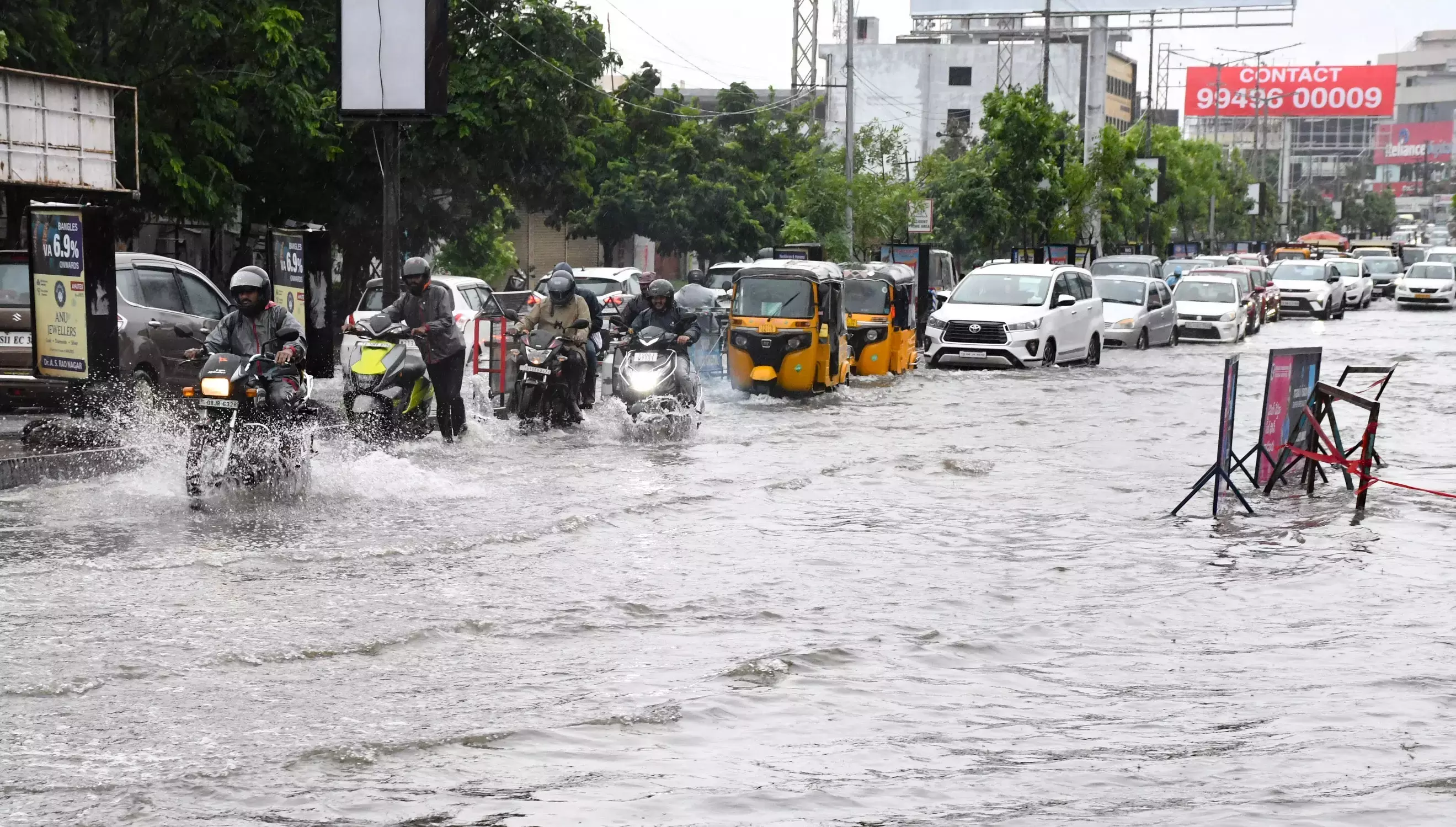 Family Members in Jagtial Offer Prayers for Safe Return of 3 Women Missing in Flood Water