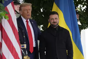 Zelenskyy Arrives For White House Meeting On Russia-Ukraine War