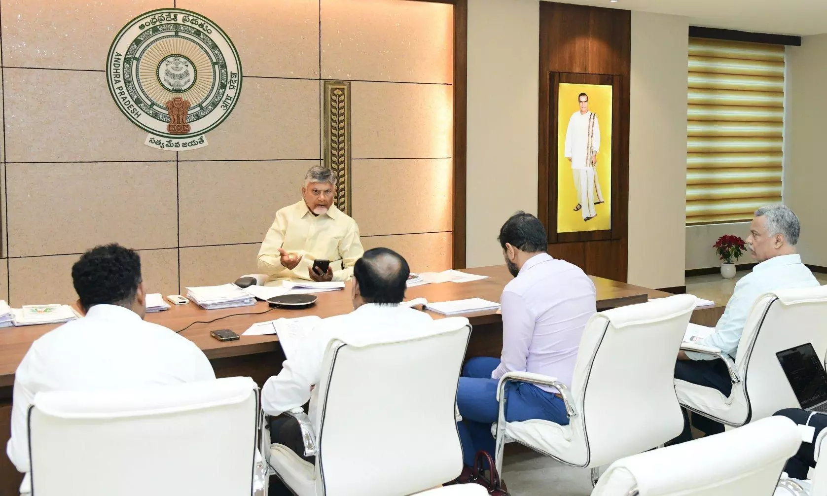 AP CM Says People are Happy with his Welfare Schemes