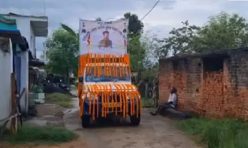 Mortal Remains Of CISF Jawan Manoj Biswal Reach Native Village In Odisha