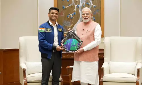 Modi Meets Shubhanshu Shukla After Historic ISS Mission