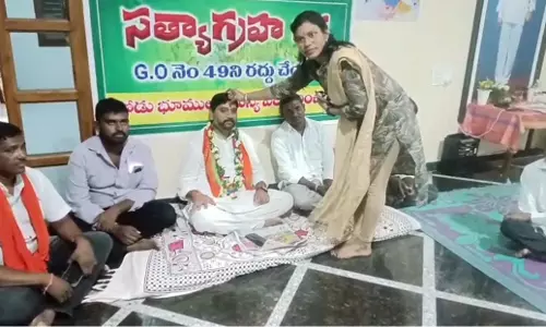 Sirpur BJP MLA Starts Indefinite Hunger Stir