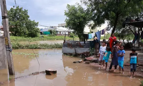 Floods Cripple Adilabad, Raise Health Fears Floods Cripple Adilabad, Raise Health Fears