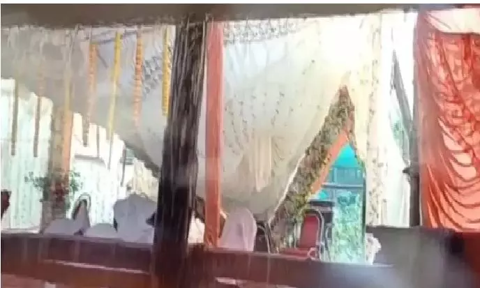 Odisha Governor Narrowly Escapes Mishap As Stage Collapses