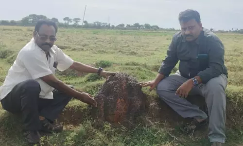 Students Unearth Ancient Relics Near Chittedu During Field Study