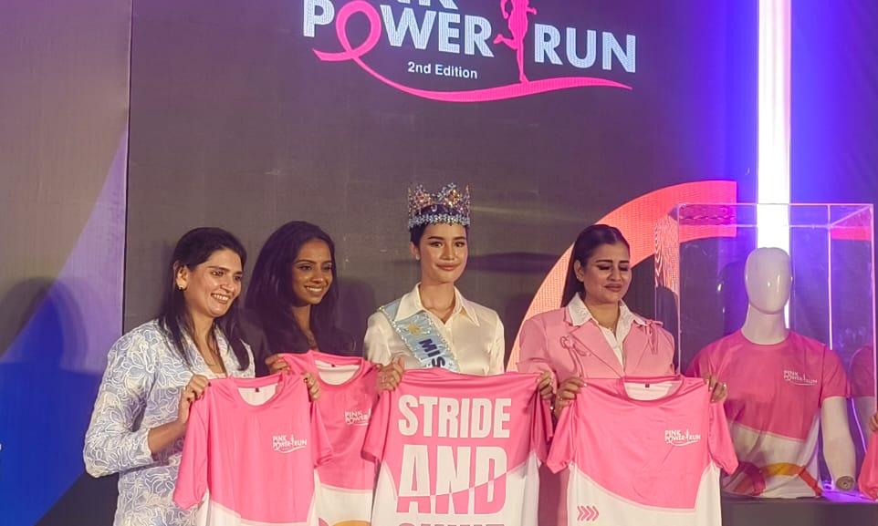 Miss World 2025 Opal Suchata Champions Breast Cancer Awareness