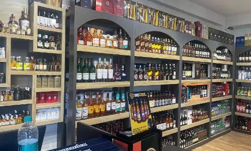 SCB Officials Act Against Wine Shops