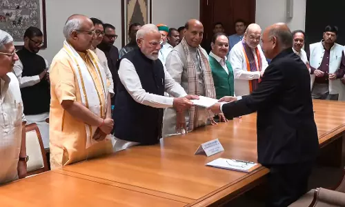 NDA Nominee Radhakrishnan Files Nomination for V-P Election