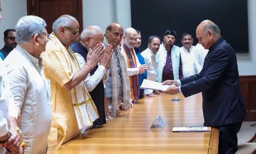 NDAs Radhakrishnan Files Nomination For VP Election